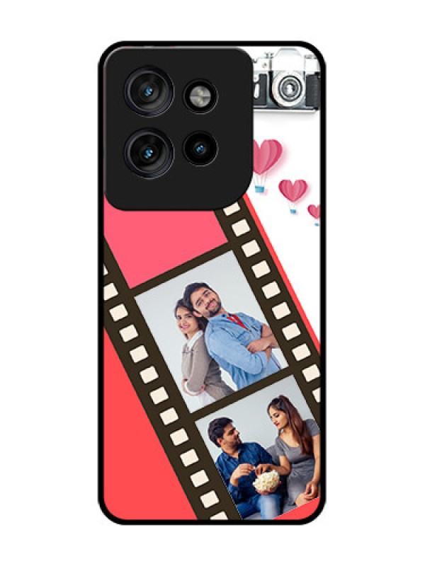 Custom Motorola Edge 50 Neo Custom Glass Phone Case3 Image Holder With Film Reel