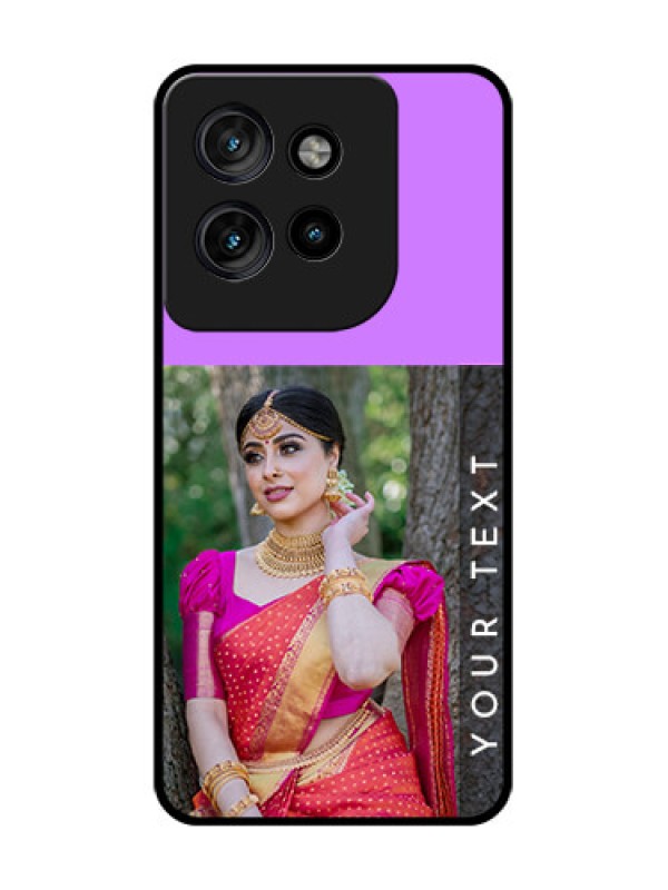 Custom Motorola Edge 50 Neo Custom Glass Phone CaseBirthday Icons Design