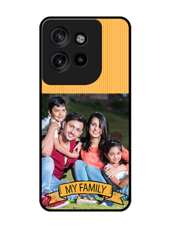Custom Motorola Edge 50 Neo Custom Glass Phone CaseMy Family Design