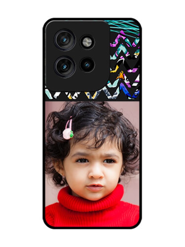 Custom Motorola Edge 50 Neo Custom Glass Phone CaseNeon Abstract Design
