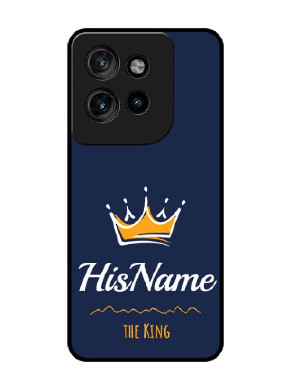 Custom Motorola Edge 50 Neo Custom Glass Phone CaseKing With Name Design