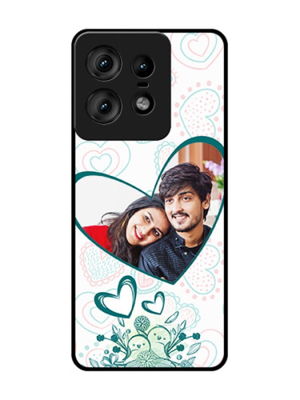 Custom Motorola Edge 50 Pro 5G Custom Glass Phone CasePremium Couple Design