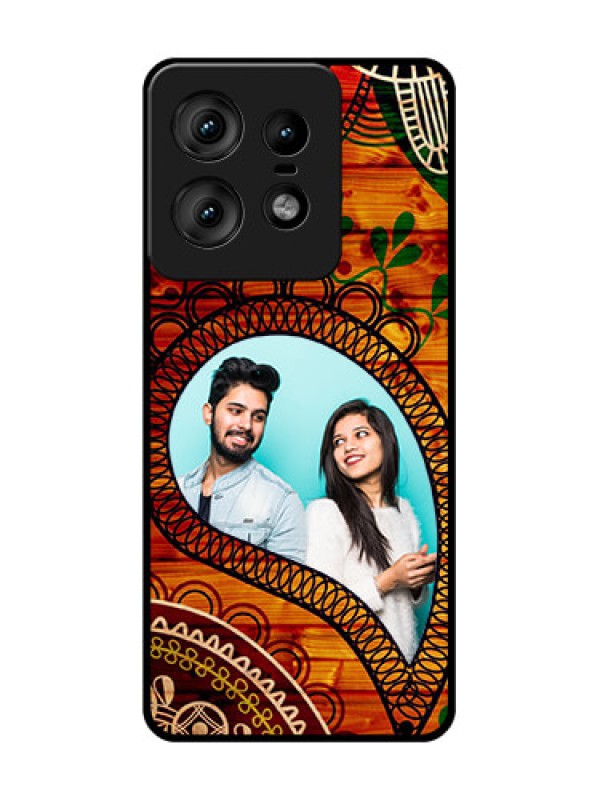 Custom Motorola Edge 50 Pro 5G Custom Glass Phone CaseAbstract Colorful Design