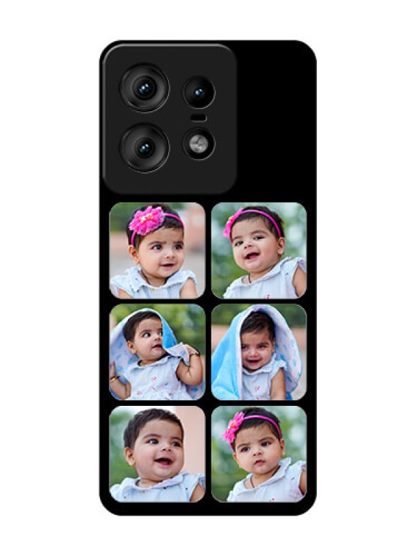 Custom Motorola Edge 50 Pro 5G Custom Glass Phone CaseMultiple Pictures Design