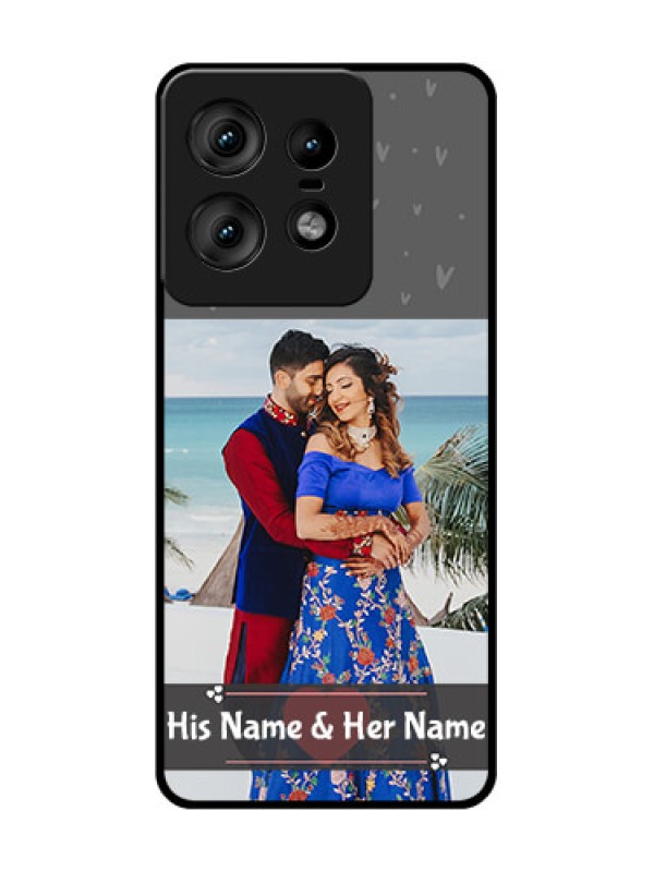 Custom Motorola Edge 50 Pro 5G Custom Glass Phone CaseBuy Love Design With Photo Online