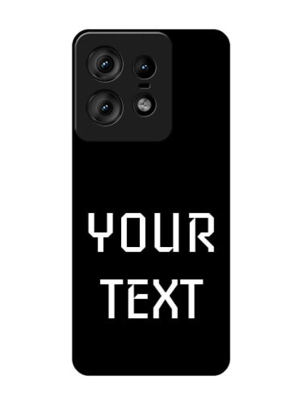 Custom Motorola Edge 50 Pro 5G Custom Glass Phone CaseYour Name Design