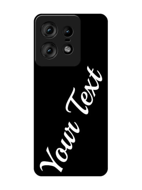 Custom Motorola Edge 50 Pro 5G Custom Glass Phone CaseWith Your Name Design