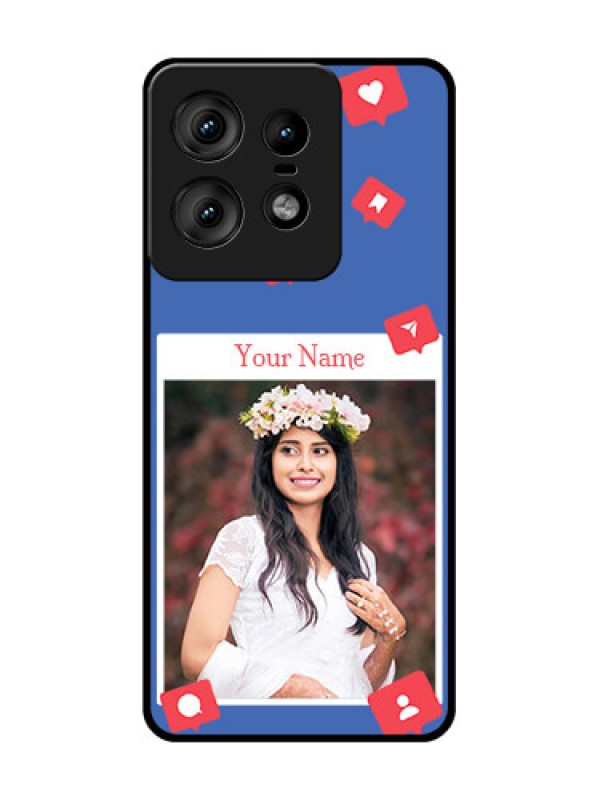 Custom Motorola Edge 50 Pro 5G Custom Glass Phone CaseLike Share And Comment Design
