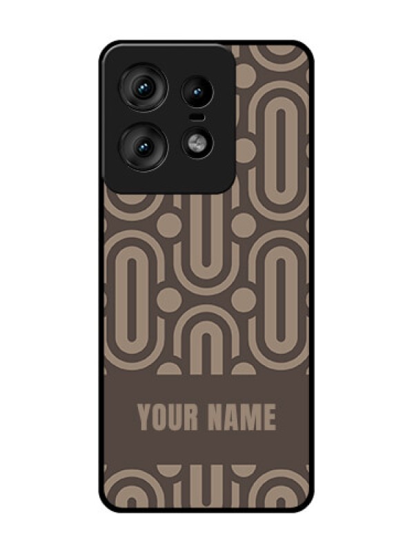 Custom Motorola Edge 50 Pro 5G Custom Glass Phone CaseCaptivating Zero Pattern Design