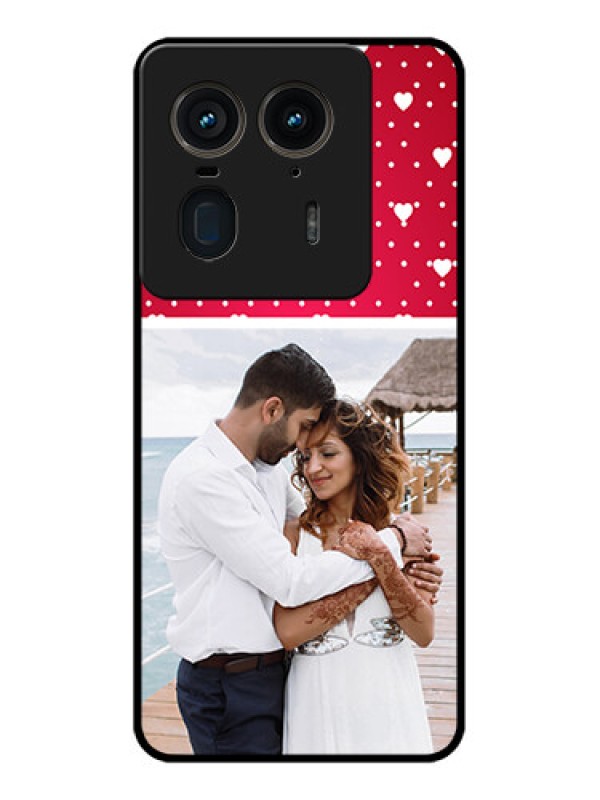 Custom Motorola Edge 50 Ultra 5G Custom Glass Phone CaseHearts Mobile Case Design
