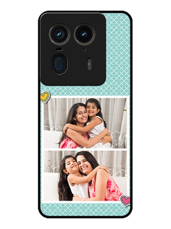 Custom Motorola Edge 50 Ultra 5G Custom Glass Phone Case2 Image Holder With Pattern Design