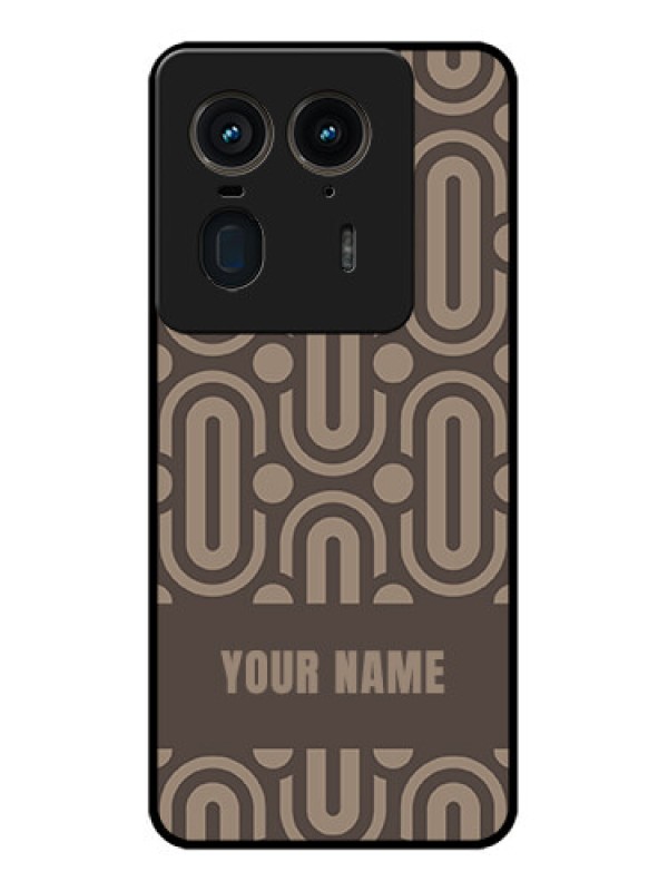Custom Motorola Edge 50 Ultra 5G Custom Glass Phone CaseCaptivating Zero Pattern Design