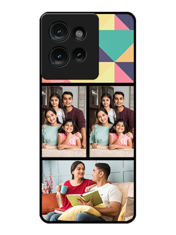 Custom Motorola Edge 50 Custom Glass Phone CaseBulk Pic Upload Design