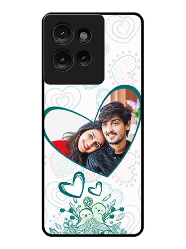 Custom Motorola Edge 50 Custom Glass Phone CasePremium Couple Design