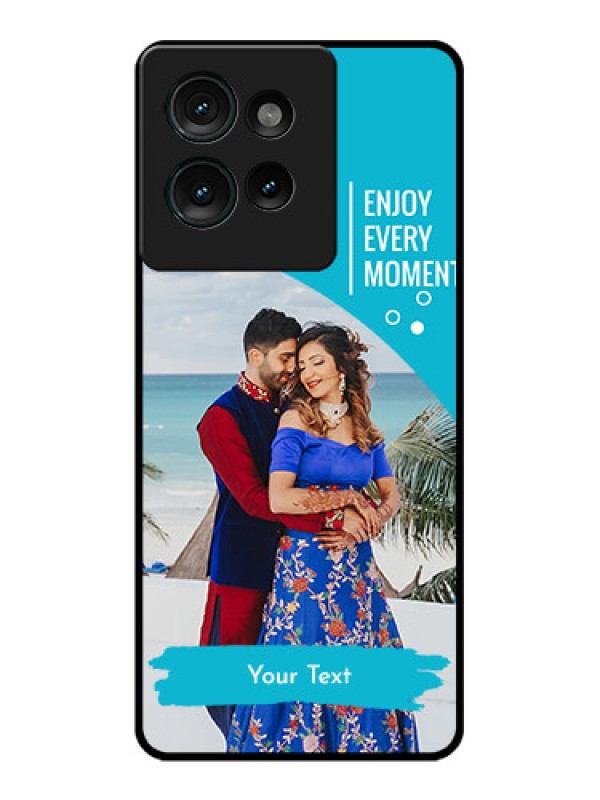 Custom Motorola Edge 50 Custom Glass Phone CaseHappy Moment Design