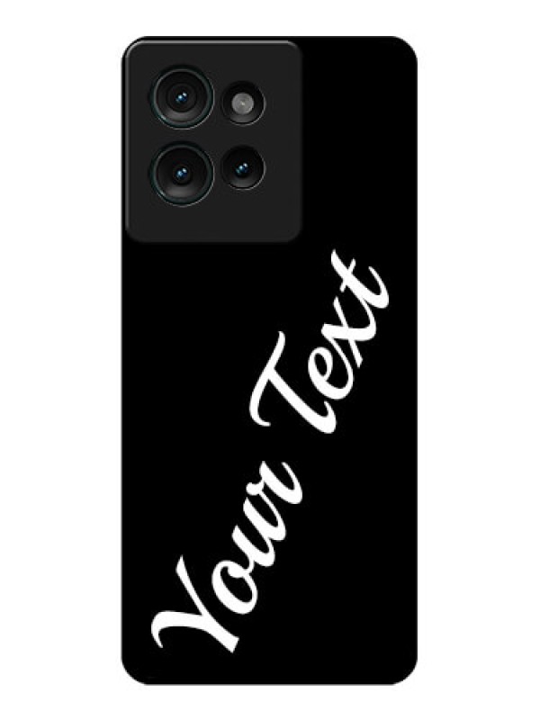 Custom Motorola Edge 50 Custom Glass Phone CaseWith Your Name Design