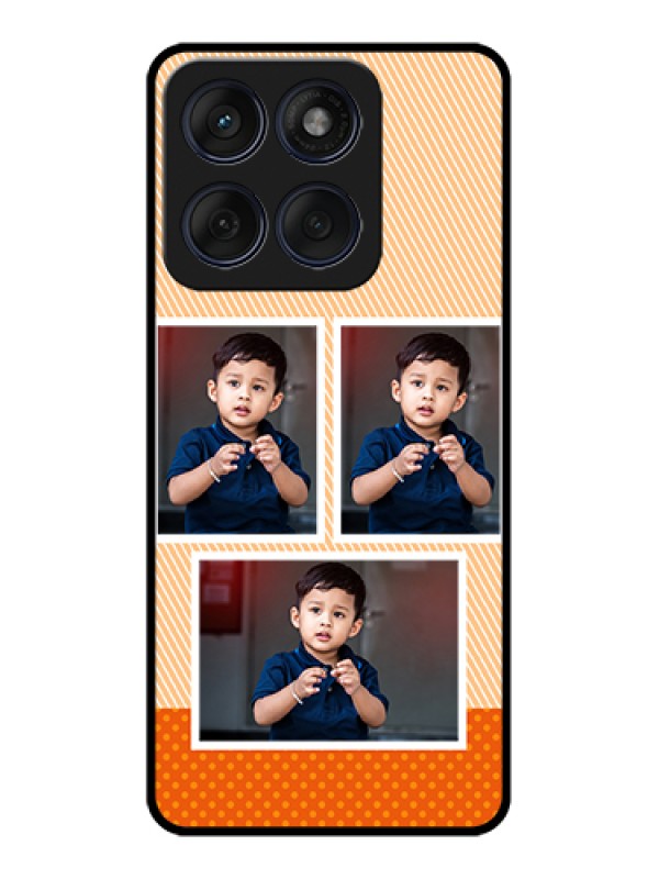 Custom Edge 60 Fusion Custom Glass Phone Case - Bulk Photos Upload Design