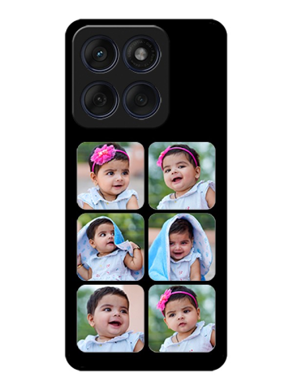 Custom Edge 60 Fusion Custom Glass Phone Case - Multiple Pictures Design