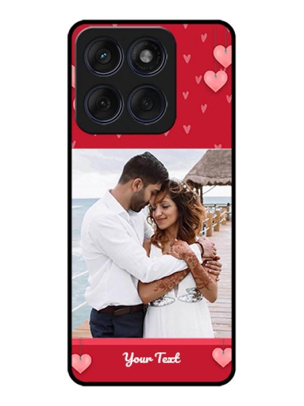 Custom Edge 60 Fusion Custom Glass Phone Case - Valentines Day Design