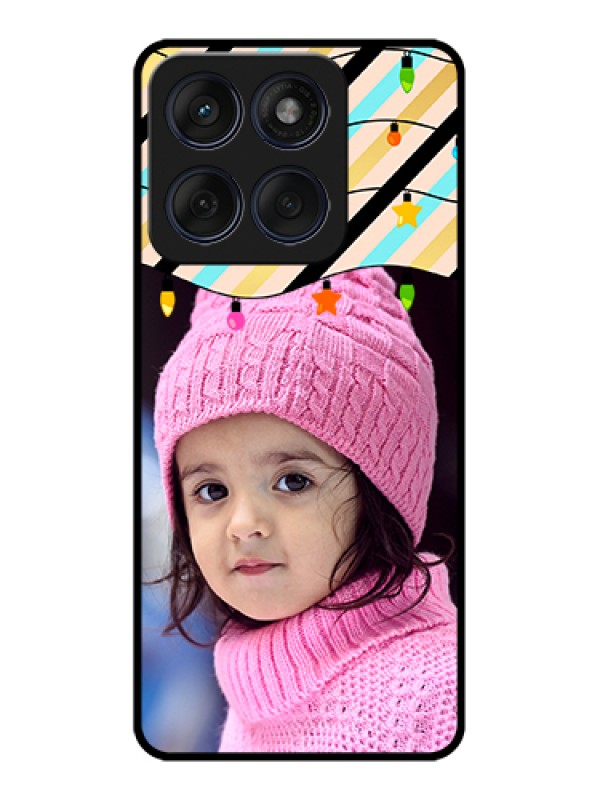 Custom Edge 60 Fusion Custom Glass Phone Case - Lights Hanging Design