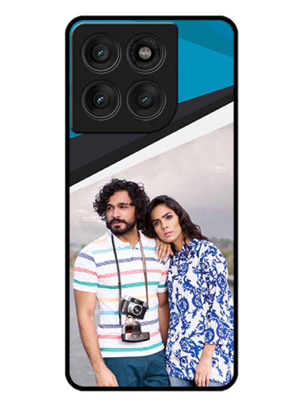 Custom Motorola Edge 60 Pro 5G Custom Glass Phone Case - Simple Pattern Photo Upload Design