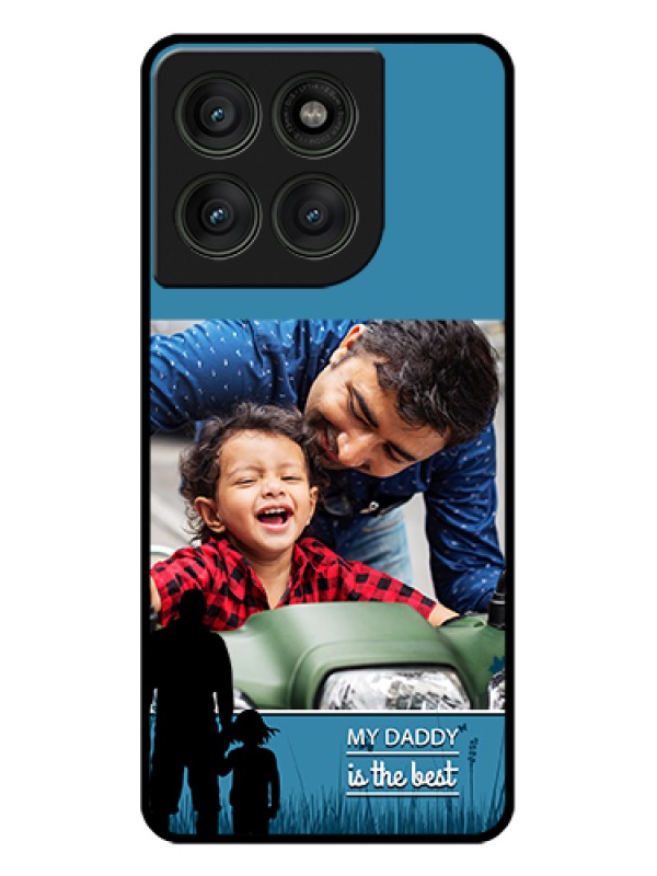 Custom Motorola Edge 60 Pro 5G Custom Glass Phone Case - Best Dad Design