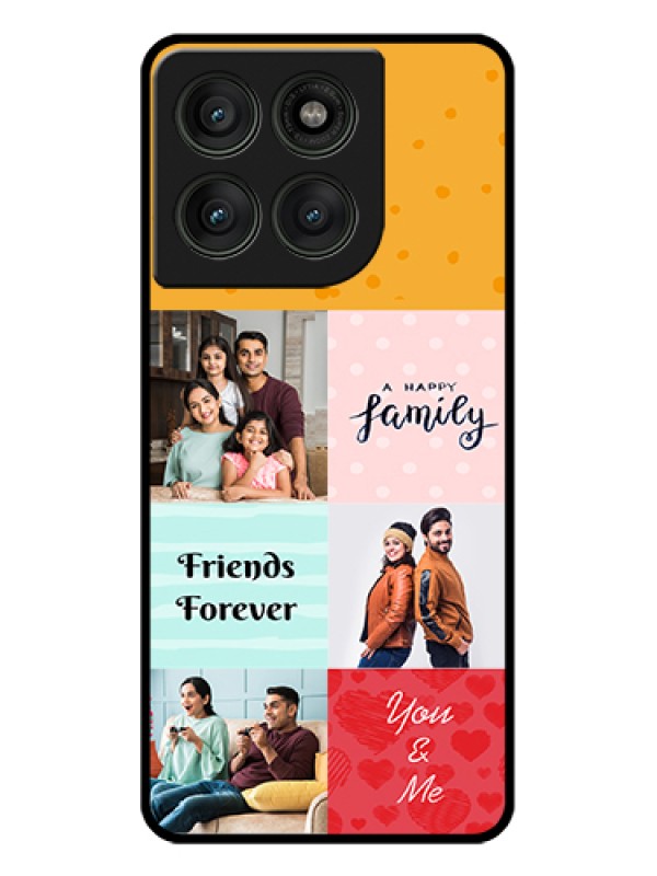 Custom Motorola Edge 60 Pro 5G Custom Glass Phone Case - Images With Quotes Design