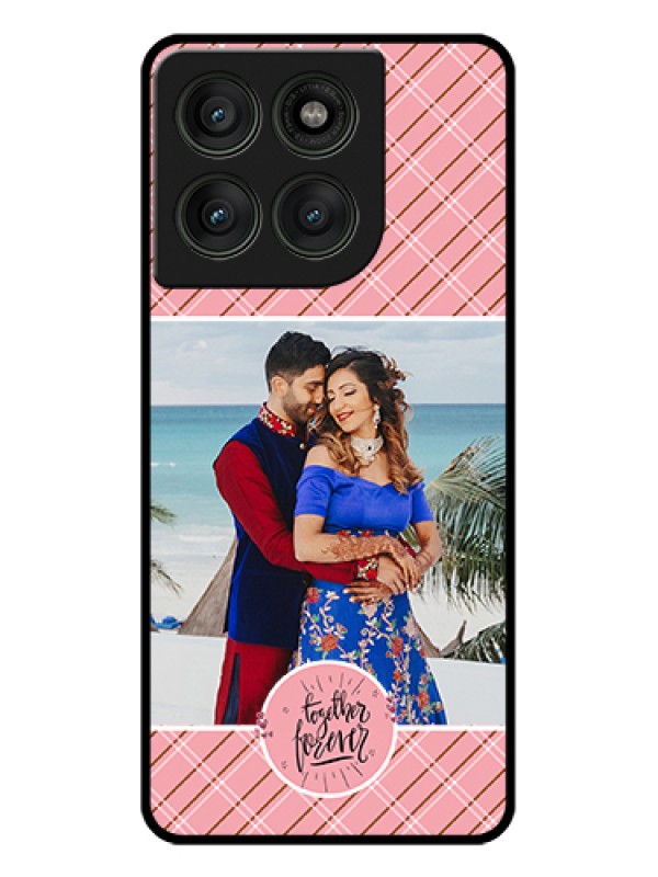 Custom Motorola Edge 60 Pro 5G Custom Glass Phone Case - Together Forever Design