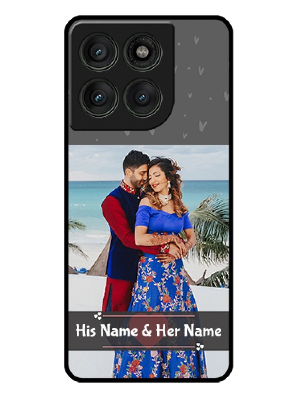 Custom Motorola Edge 60 Pro 5G Custom Glass Phone Case - Buy Love Design With Photo Online