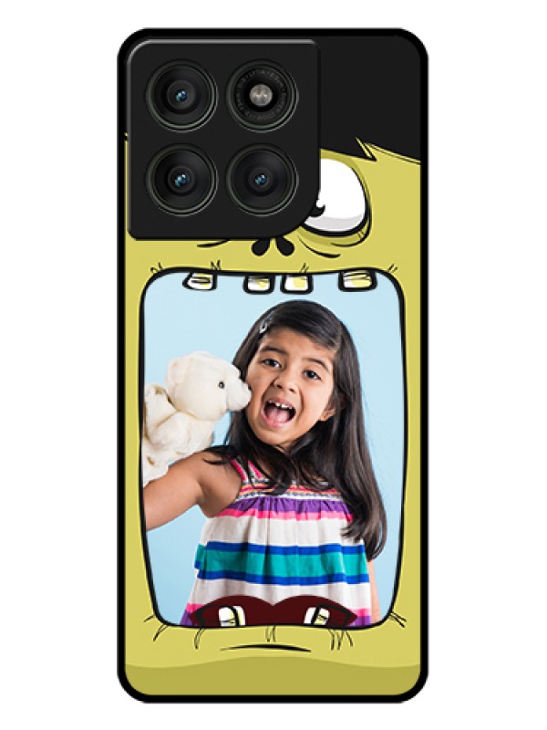 Custom Motorola Edge 60 Pro 5G Custom Glass Phone Case - Cartoon Monster Back Case Design