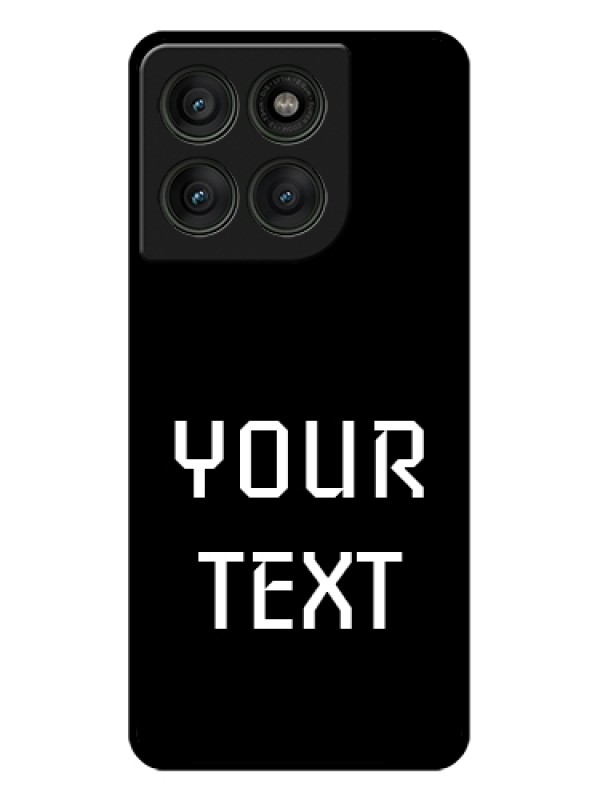 Custom Motorola Edge 60 Pro 5G Custom Glass Phone Case - Your Name Design