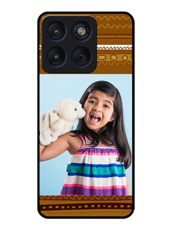 Custom Motorola Edge 70 5G Custom Glass Phone Case - Friends Picture Upload Design