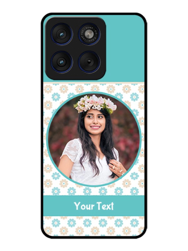 Custom Motorola Edge 70 5G Custom Glass Phone Case - Beautiful Flowers Design