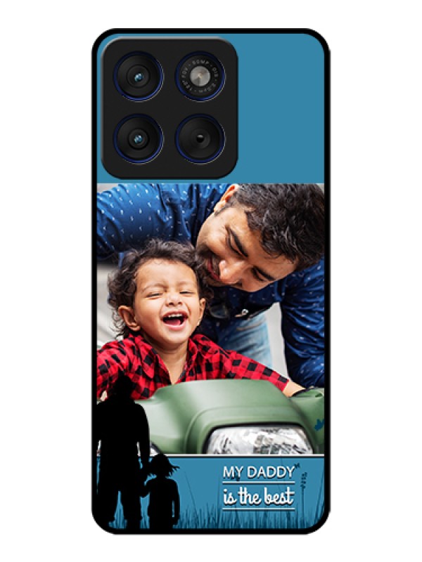 Custom Motorola Edge 70 5G Custom Glass Phone Case - Best Dad Design
