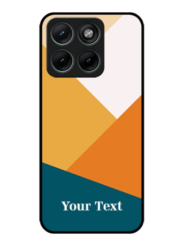 Custom Motorola Edge 70 Fusion Custom Glass Phone Case - Stacked Multi - Colour Design