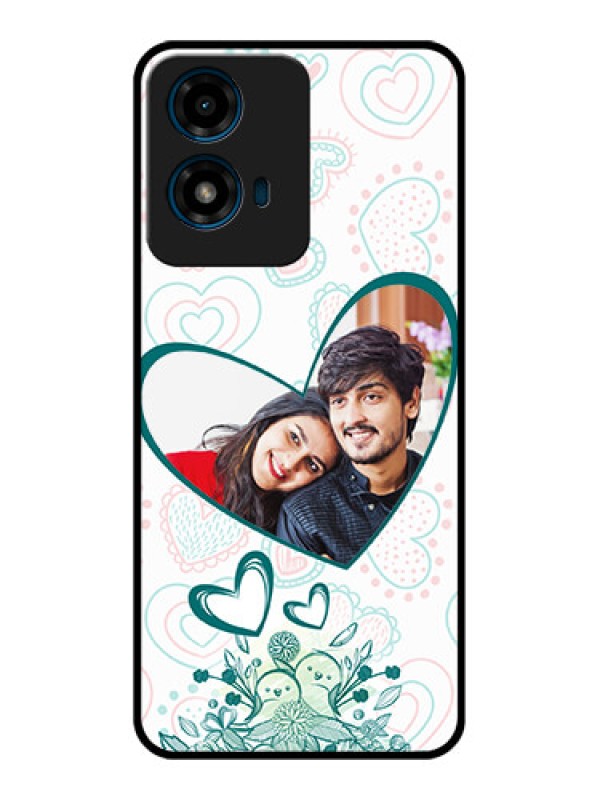 Custom Motorola G04 Custom Glass Phone CasePremium Couple Design