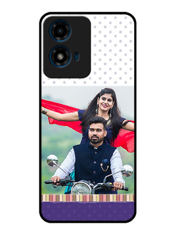 Custom Motorola G04 Custom Glass Phone CaseCute Family Design
