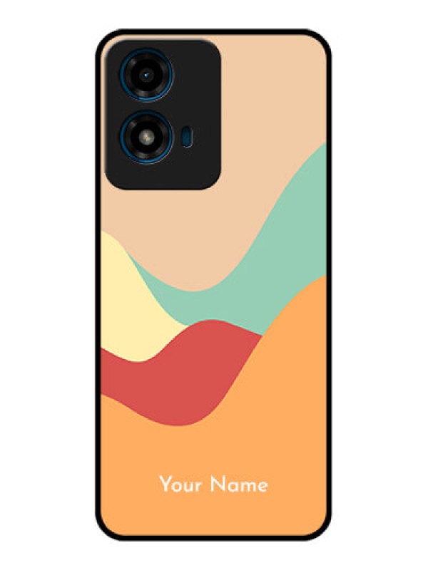 Custom Motorola G04 Custom Glass Phone CaseOcean Waves Multi - Colour Design