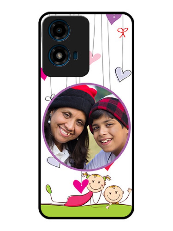 Custom Motorola G04S Custom Glass Phone CaseCute Kids Phone Case Design