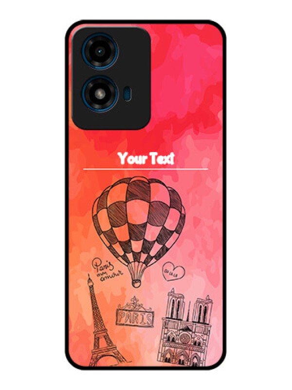 Custom Motorola G04S Custom Glass Phone CaseParis Theme Design