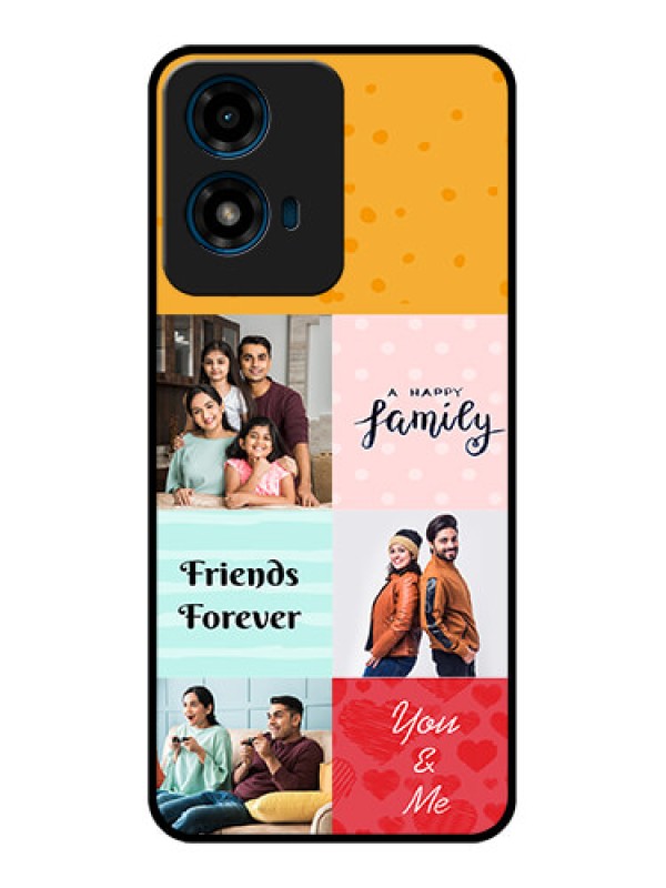 Custom Motorola G04S Custom Glass Phone CaseImages With Quotes Design