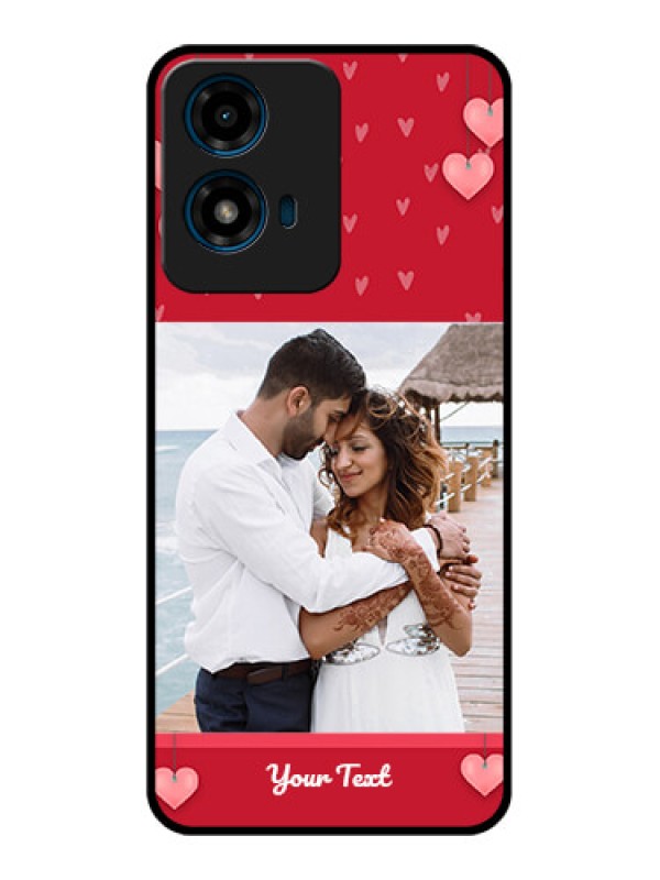 Custom Motorola G04S Custom Glass Phone CaseValentines Day Design