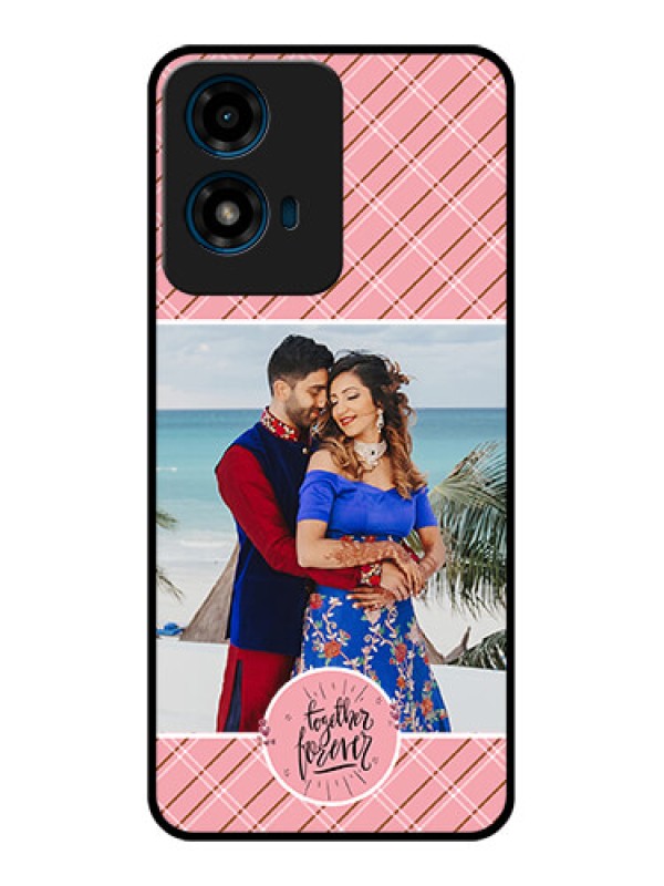 Custom Motorola G04S Custom Glass Phone CaseTogether Forever Design