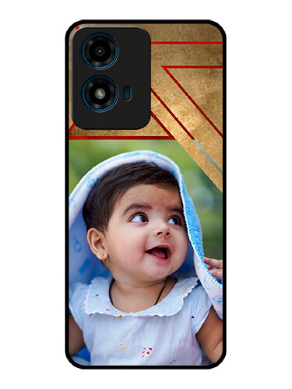 Custom Motorola G04S Custom Glass Phone CaseGradient Abstract Texture Design