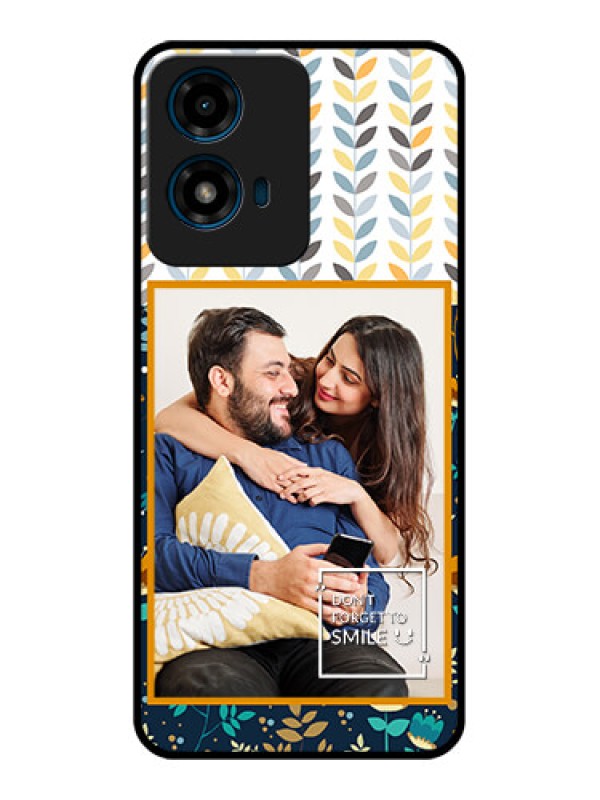 Custom Motorola G04S Custom Glass Phone CasePattern Design