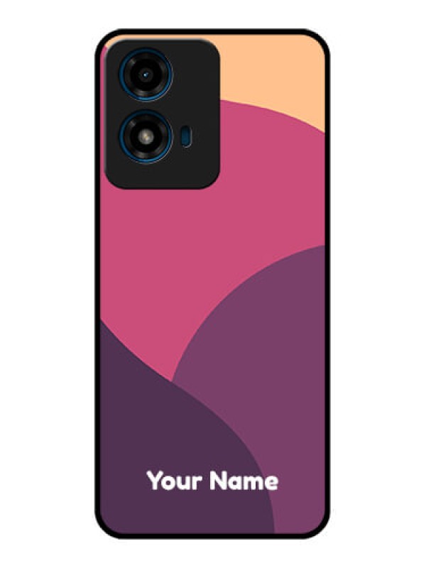 Custom Motorola G04S Custom Glass Phone CaseMixed Multi - Colour Abstract Art Design