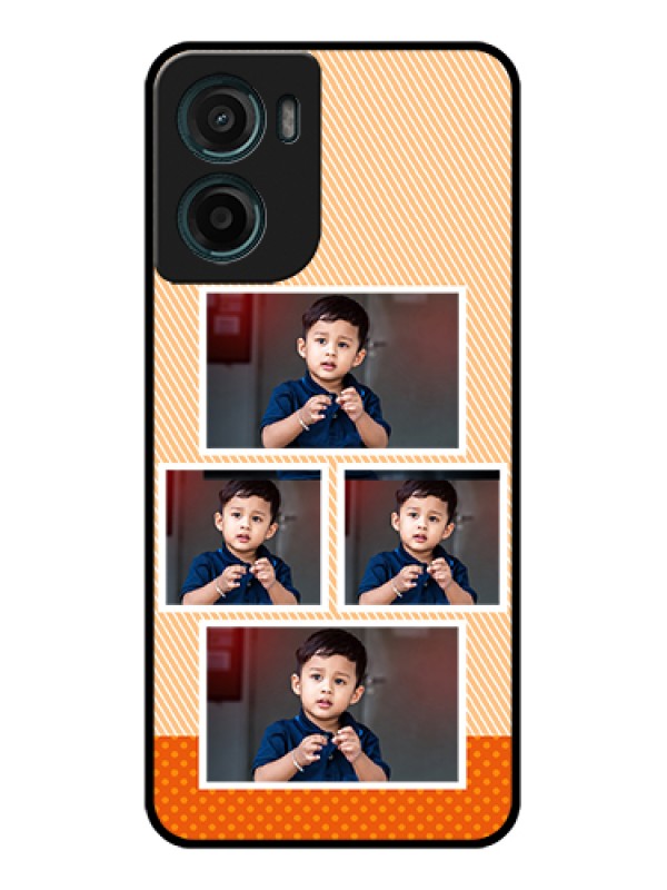 Custom Motorola G05 Custom Glass Phone Case - Bulk Photos Upload Design