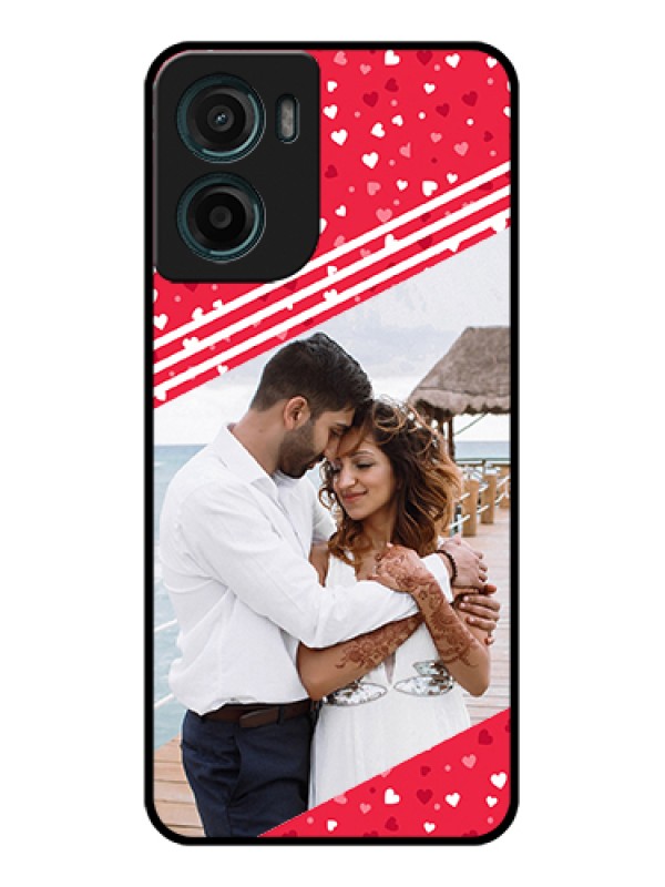 Custom Motorola G05 Custom Glass Phone Case - Valentines Gift Design