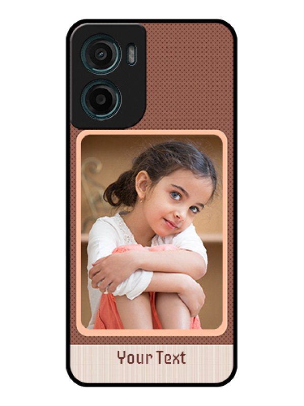 Custom Motorola G05 Custom Glass Phone Case - Simple Pic Upload Design