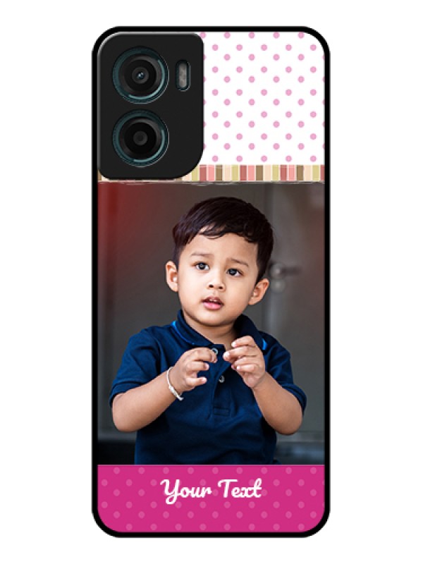 Custom Motorola G05 Custom Glass Phone Case - Cute Girls Cover Design